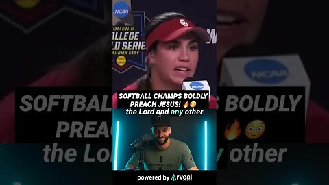 Oklahoma Softball Champs BOLDLY Preach JESUS! 🔥🤯 #jesus #bible #christianity #god #spirituality #h