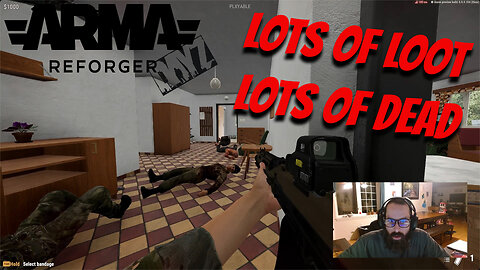 Arma Reforger: DayZ Mod - Getting lucky on a 3rd party firefight *Series S 1080p*