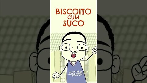 Biscoito com Suco - Ilustração - Toupeira Lunática