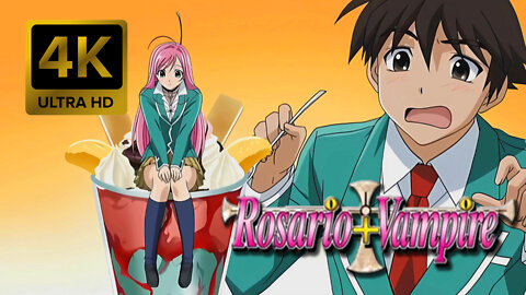 Rosario to Vampire Opening |Creditless| [4K 60FPS Remastered]