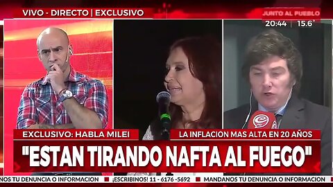 Voy a privatizar YPF y todas las empresas públicas Milei con el pelado liberal e