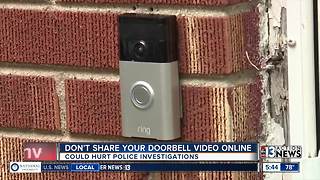 Don't share your doorbell video online