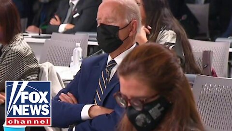 #Foxnews 'The Five' react to Biden appearing to fall asleep on world stage