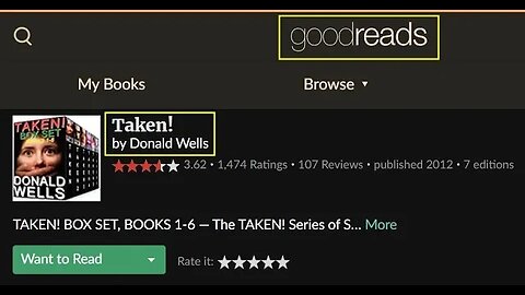 Don Wells Author of Taken - Goodreads Amazon Books