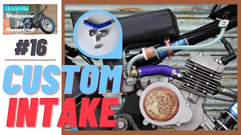 Mongoose To Motorized 16 | Custom Intake For My Motorized Bike