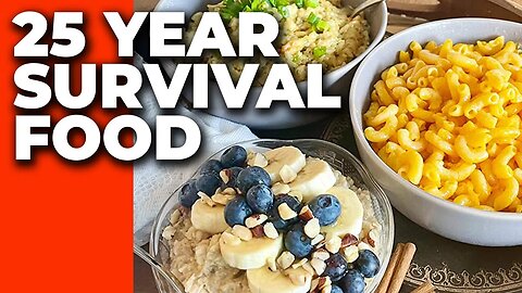 25 Year Survival Food Kit for When the Grid Goes Down