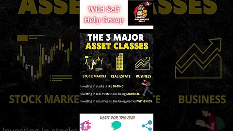 🔥The 3 major asset classes🔥#shorts🔥#wildselfhelpgroup🔥23 February 2023🔥