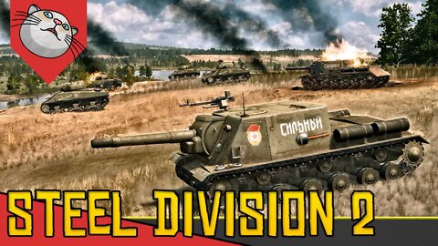 Se TOTAL WAR fosse da SEGUNDA GUERRA - Steel Division 2 [Conhecendo o Jogo Gameplay Português PT-BR]