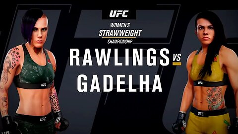 EA Sports UFC 3 Gameplay Claudia Gadelha vs Bec Rawlings