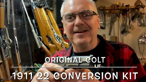 Original Colt 1911 22lr conversion kit installed on my 1913 production year Colt 1911. Wow!