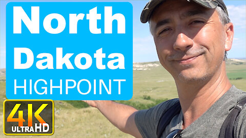 Climbing the North Dakota Highpoint White Butte (4k UHD)