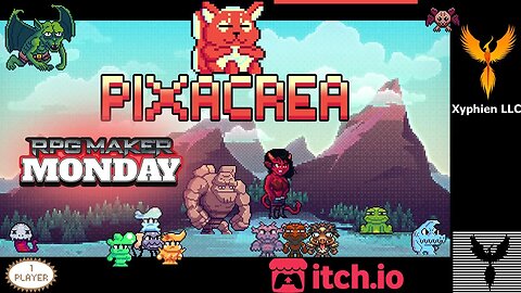 RPG Maker Monday - Pixacrea Demo by @Xyphien | (Review/Let's Play)