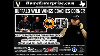 Howe Bulldogs Coaches Corner, 10/1/2021