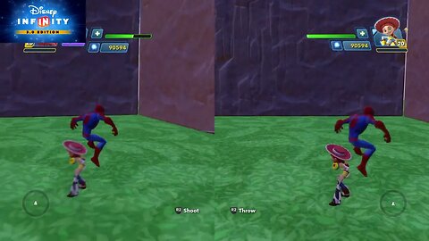 Disney Infinity 3.0 Jessie vs Spiderman