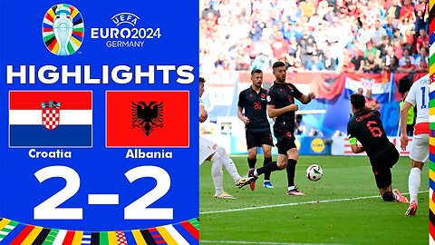 Klaus Gjasula OWN GOAL | Croatia vs Albania 2-2 Highlights Goals | UEFA EURO 2024