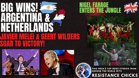 WINS! Argentina's Libertarian Javier Milei & Netherlands' Firebrand Geert Wilders Soar to Victory!