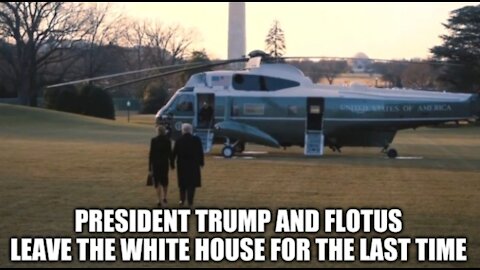 President Trump and Melania Leave the White House