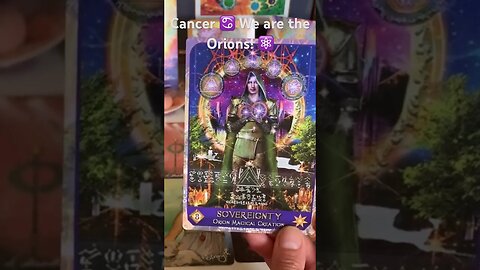 Cancer ~ We are the Orions! #cancer #cancertarotreading #cancertarot #starseed #lightworker