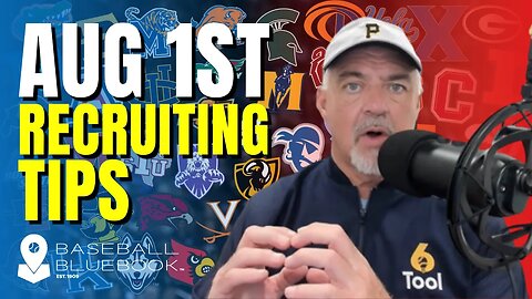 Expert Advice: AUG 1st College Baseball Recruiting Tips You Must Follow!