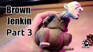 Brown Jenkin wood carving - Part 3