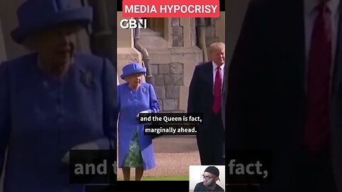 The Hypocrisy Of The Fake Media On This!! Trump And Biden At Buckingham Palace