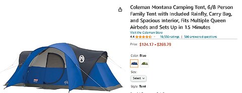 Coleman Montana Camping Tent