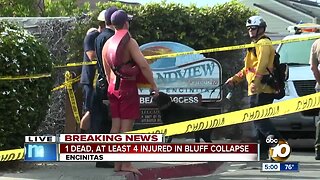 Crews begin search through deadly Encinitas bluff collapse