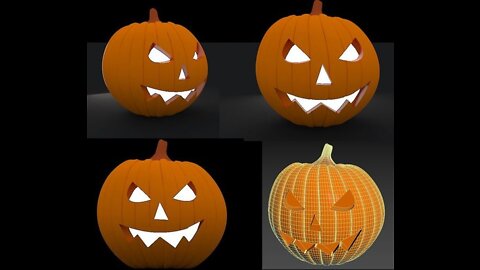 Halloween Pumpkin 3d model