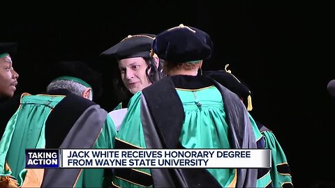 Jack White receives honorary degree from Wayne State University