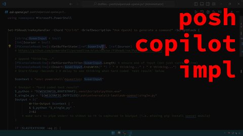 posh copilot implementation