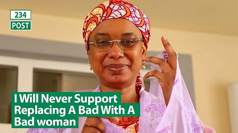 I Will Never Support Replacing A Bad Man With A Bad Woman