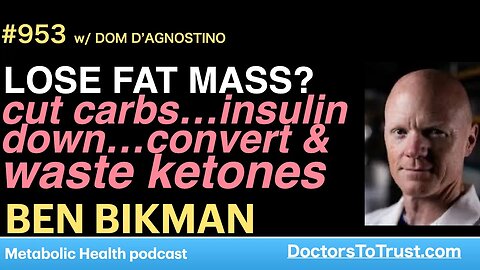 BEN BIKMAN h | Lose fat mass? cut carbs…insulin down…waste ketones!!