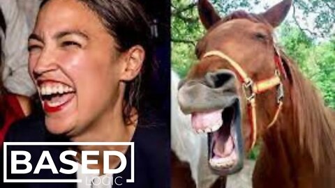 Hypocritical AOC Has Covid 19, And Huge Teeth