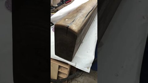 Live Edge Walnut Mantelpiece - part 6