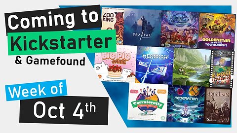 📅Kickstarter Boardgames | Mythwind, Magical Friends, Fractal Beyond the Void, Federation