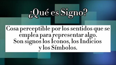 El lenguaje de los signos: La semiología: Reportaje