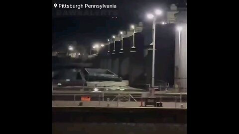 Accident or premeditated? Footage shows approximately 6-7 barges jammed up against the Emsworth Dam