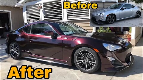 BLACK CHERRY CANDY | FRS BRZ Toyota 86 Wrap Guide