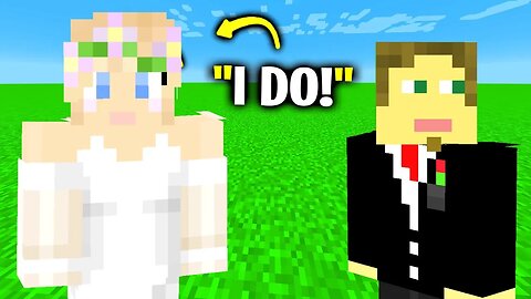 I Pretended To Be A Girl & Got MARRIED In Minecraft..