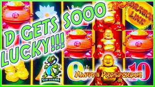 CRAZY AWESOME JACKPOT! CRAZY HUGE WIN! Dragon Link Happy and Prosperous Slot