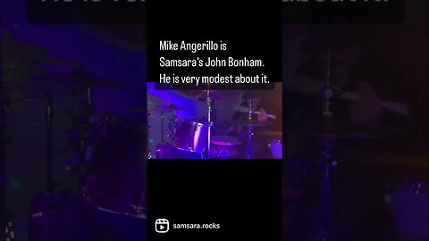 Mike Angerillo is samsara’s John Bonham. However, he is very modest about it. #samsara #johnbonham