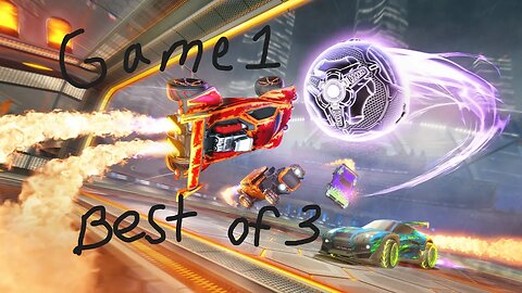 Game 1| Best of 3 Series | Rocket League | 2v2 Against Bums |