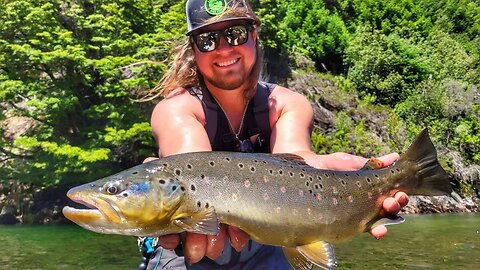 Trophy Brown Trout Fishing In Patagonia Chile