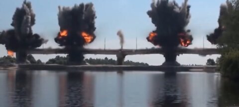 Su-25 And Su-57 Bridge Destroyer Jets