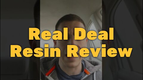 Real Deal Resin Review - Solid and Affordable