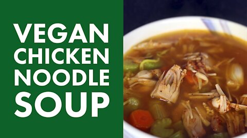 Vegan Chicken Noodle Soup