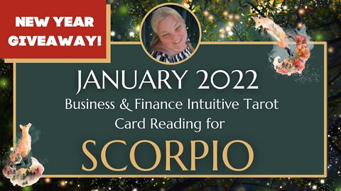 ♏ SCORPIO 🦂 | Get RID of ICKY Energy! | January 2022 | General BUSINESS & MONEY Tarot Reading