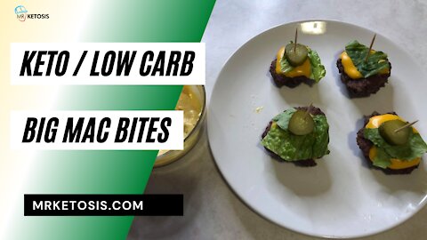 Keto Big Mac Bites