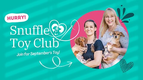 Snuffle Toy Club - September Sign Up