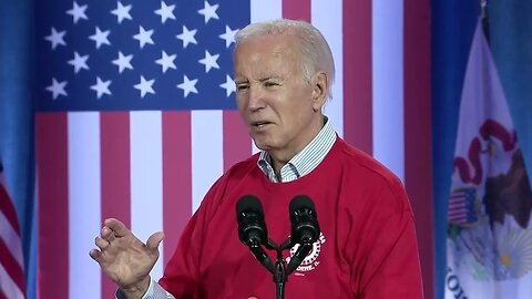 Joe Biden Randomly Starts Absolutely Screaming During His Remarks To Auto Workers In Illinois